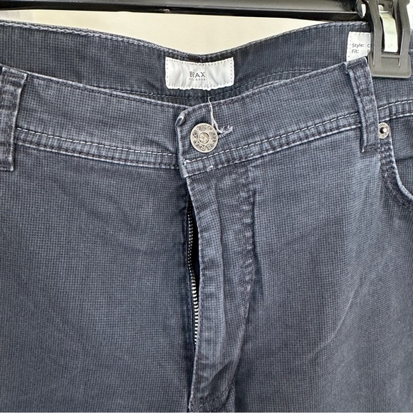 Brax Men’s Cooper Regular Fit Micropattern Five Pocket Navy Pants Size 38 - Picture 7 of 13